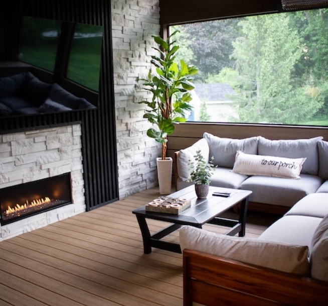 Adorn Mortarless Stone Veneer Example